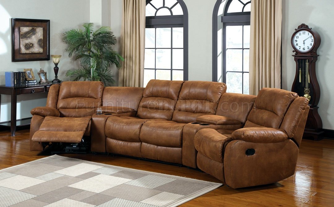 Cm6123 Manchester Motion Sectional Sofa, Leather Motion Sectional Sofa