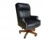 Black, Burgundy or Brown Top Grain Leather Classic Office Chair