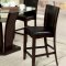 CM3710PT 5Pc Counter Height Dining Set w/Black Chairs