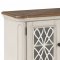 Florian TV Stand LV01665 in Antique White & Oak by Acme