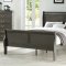 Louis Philippe Bedroom 26790 5Pc Set in Dark Gray by Acme