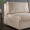 Ava Sofa Bed in Light Beige Fabric by Istikbal