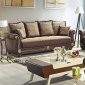 American Style Sofa Bed in Brown Fabric by Mobista w/Options