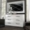 Emporio Bedroom by ESF in White w/Optional Case Goods