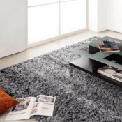 Contemporary Coffee Table with Decorative Frosted Glass Top