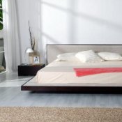 Wenge Finish Modern Bedroom Set w/Platform Bed
