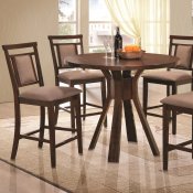 105648 Colona 5Pc Counter Height Dining Set Coaster Dark Brown