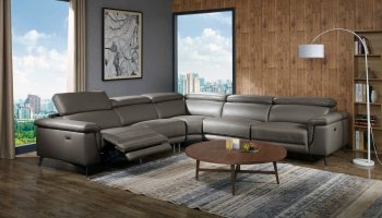 Hendrix Power Motion Sectional Sofa in Gray by Beverly Hills [BHSS-Hendrix Gray]