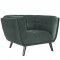 Bestow Sofa in Green Velvet Fabric by Modway w/Options