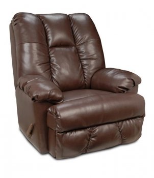 Chocolate Suede Microfiber Comfortable Modern Recliner [CHFRC-V3-R26]