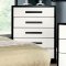 Robles CM7293 5Pc Bedroom Set in White & Black w/Options