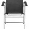 Le Corbusier Style Black or White Genuine Leather Leisure Chair