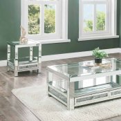 Noralie Coffee Table in Mirror 84730 by Acme w/Options