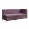Rhett Sectional Sofa 55500 in Purple Velvet by Acme
