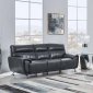 U8750 Sofa in Dark Grey Bonded Leather by Global w/Options
