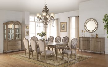 Chelmsford 66050 Dining Table in Antique Taupe by Acme w/Options [AMDS-66050-Chelmsford]