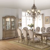 Chelmsford 66050 Dining Table in Antique Taupe by Acme w/Options