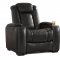 Party Time Power Motion Sofa 37003 in Black by Ashley w/Options