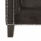 Reventlow Sofa 505817 in Black Velvet Fabric - Coaster w/Options