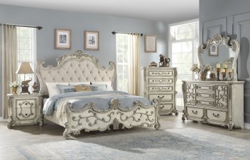 Braylee Bedroom 27180 in Antique White by Acme w/Options [AMBS-27180-Braylee]