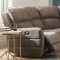 Olwen Power Motion Sectional Sofa in Mocha Fabric by Acme
