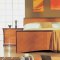 Two-Toned High Gloss Finish Contemporary Bedroom Set