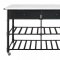 Emery Kitchen Island 98942 by Acme w/White Cultured Marble Top