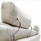 Off White Leather 2143 Modern Reclining Sectional Sofa by ESF
