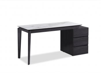 Slate Office Desk in Grey-Ash by J&M [JMOD-Slate-Grey-Ash]