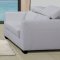 White Leather Modern Sofa & Loveseat Set w/Optional Chair