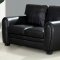 Black Bonded Leather Sofa & Loveseat Set w/Optional Chair