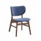 Bevis Dining Room 5Pc Set DN02312 by Acme w/Blue Chairs