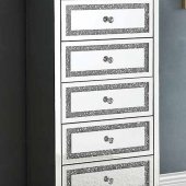 Noor Cabinet 97945 in Mirrored by Acme