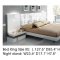Granada Bedroom Set in White by ESF w/King Bed