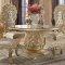 Cabriole Dining Table DN01481 in Gold by Acme w/Options