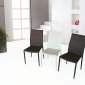 DC13 Dining Chair Set of 4 in Black Leather by J&M