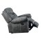 Zubaida Motion Sofa 55025 in Gray Velvet by Acme w/Options