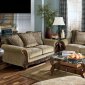 Meadow Fabric Traditional Sofa & Loveseat Set by Ashley Design