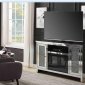 Noralie TV Stand & Electric Fireplace 91775 by Acme in Mirror