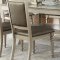 F2430 Dining Set 5Pc in Silver Finish by Boss w/ F1705 Chairs