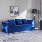 LCL-012 Sofa & Loveseat Set in Blue Velvet