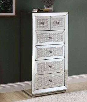 Ornat Cabinet 97949 in Mirrored by Acme