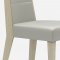 Chiara Dining Chair Set of 2 in Gray by J&M