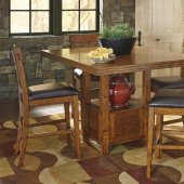 Ralene Counter Height Dining Set 5Pc D594 in Brown by Ashley