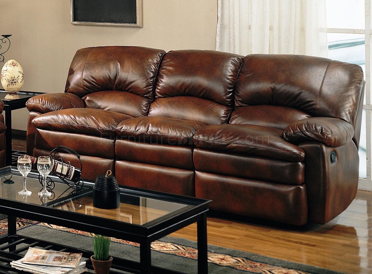 angelo ii brown bonded leather sofa