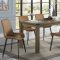 Abiram Dining Table DN01028 in Rustic Oak by Acme w/Options