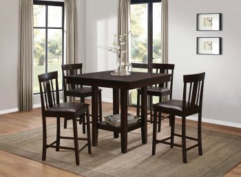 Diego 5460-36 Counter Height Dining Set 5Pc by Homelegance [HEDS-5460-36 Diego]