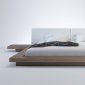 HB39A Worth Bed by Modloft in Walnut & White