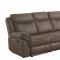Sawyer Motion Sofa 602334 in Taupe Fabric by Coaster w/Options