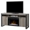 Pierre Electric Fireplace Media Console by Dimplex w/Crystals